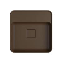 Cuba Apoio Deca Quadrada Mesa 40cm Marrom Fosco L.11040.M.22 - 2