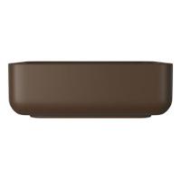 Cuba Apoio Deca Quadrada Mesa 40cm Marrom Fosco L.11040.M.22 - 3