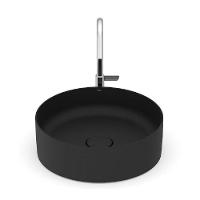 Cuba Apoio 39cm Redonda Roca T2 Terra Matte Black A32787n080 - 6