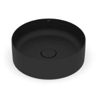 Cuba Apoio 39cm Redonda Roca T2 Terra Matte Black A32787n080 - 3