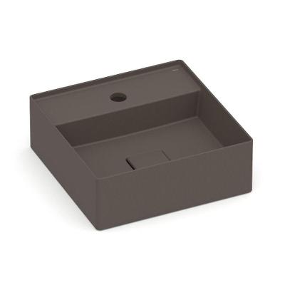 Cuba Apoio 35x35cm Com Mesa Roca T8 Terra Cafe A32787w660