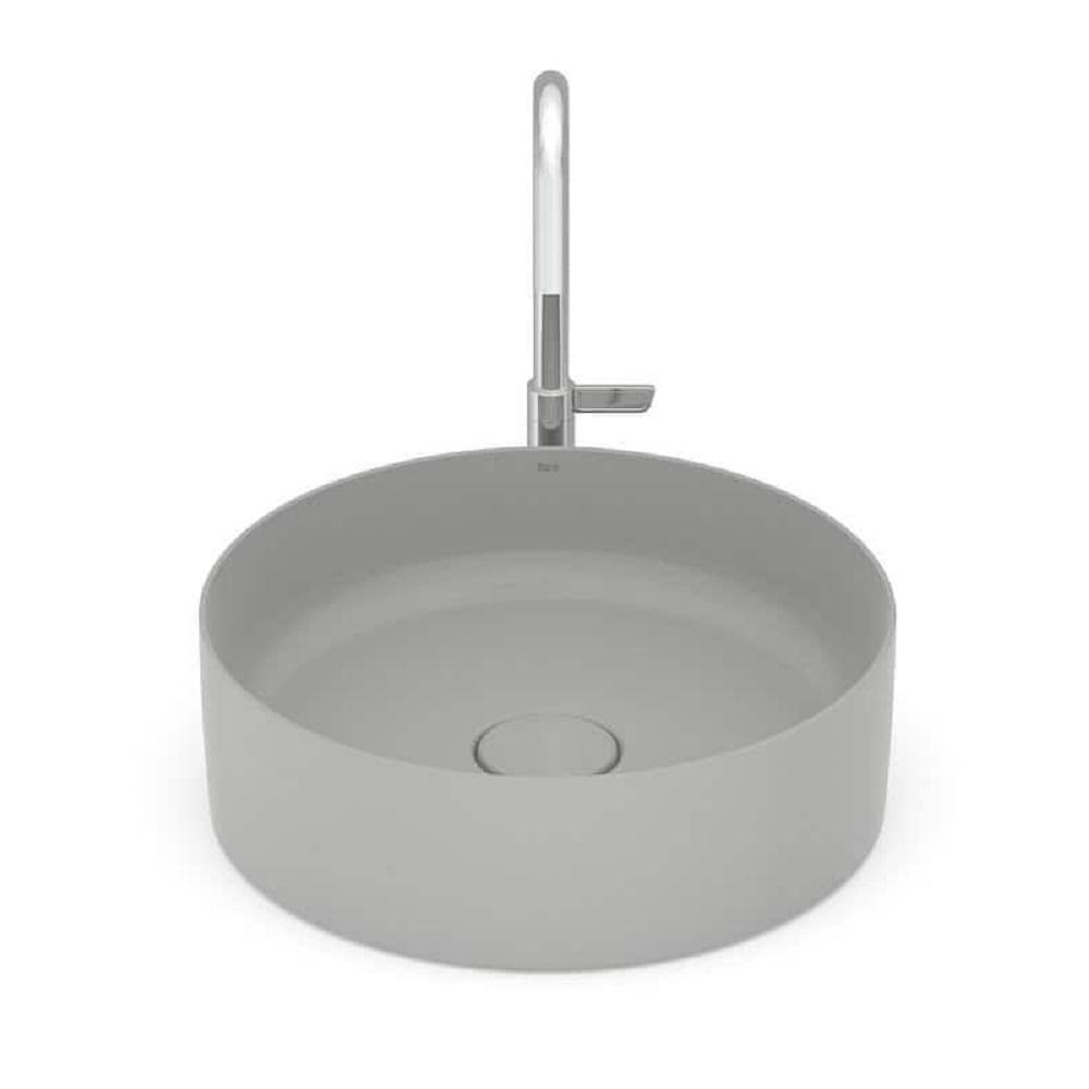 Cuba Apoio 39cm Redonda Roca T2 Terra Stone A32787n070 - 3