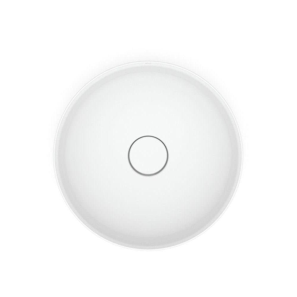 Cuba Apoio 39cm Redonda Roca T2 Terra Branco A32787n000 - 2