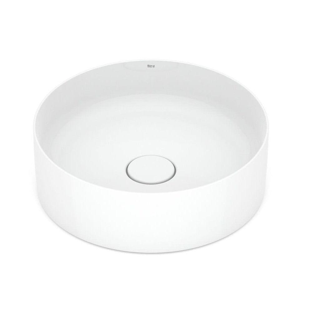 Cuba Apoio 39cm Redonda Roca T2 Terra Branco A32787n000 - 3