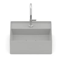 Cuba Apoio 35x35cm Mesa Roca T8 Terra Stone A32787w070