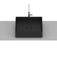 Cuba De Apoio 35cm Quad Roca T4 Terra Matte Black A32787v080 - 5