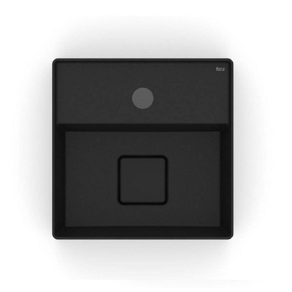 Cuba De Apoio 30x30cm Roca T7 Terra Matte Black A32787x080 - 2