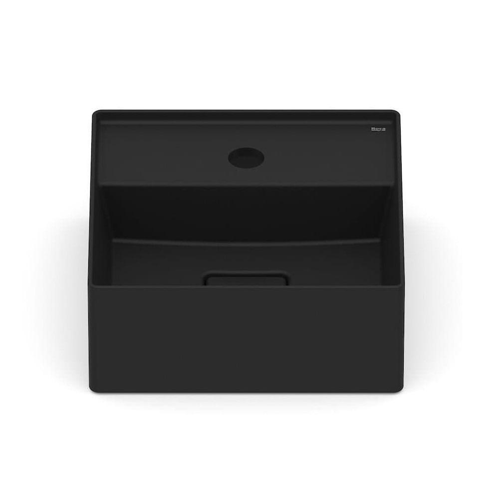 Cuba De Apoio 30x30cm Roca T7 Terra Matte Black A32787x080 - 3