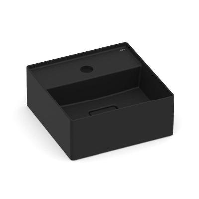 Cuba De Apoio 30x30cm Roca T7 Terra Matte Black A32787x080