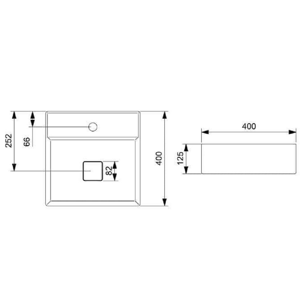 Cuba De Apoio 40x40cm C Mesa Roca T9 Terra Beige A32787t650 - 5