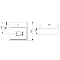Cuba De Apoio 40x40cm C Mesa Roca T9 Terra Beige A32787t650 - 5