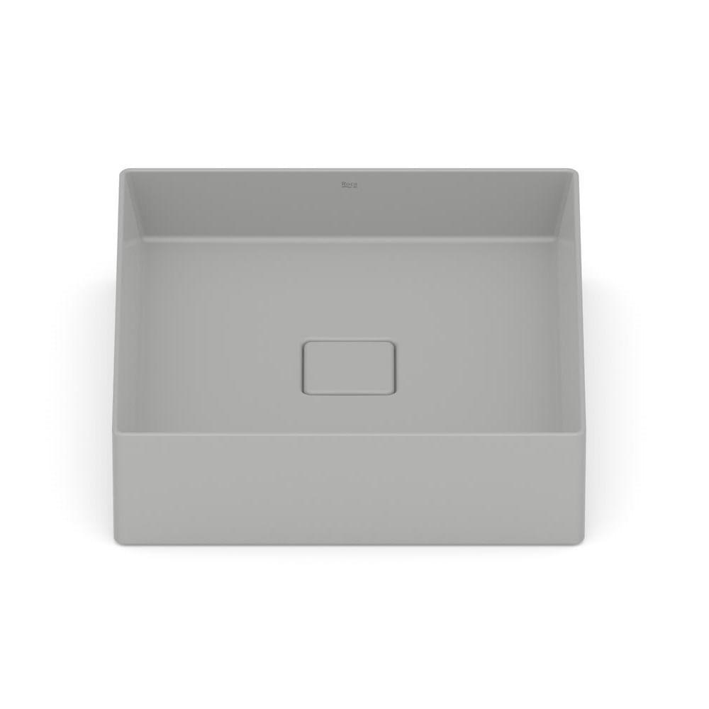 Cuba De Apoio 40cm Quadrada Roca T5 Terra Stone A32787y070 - 2