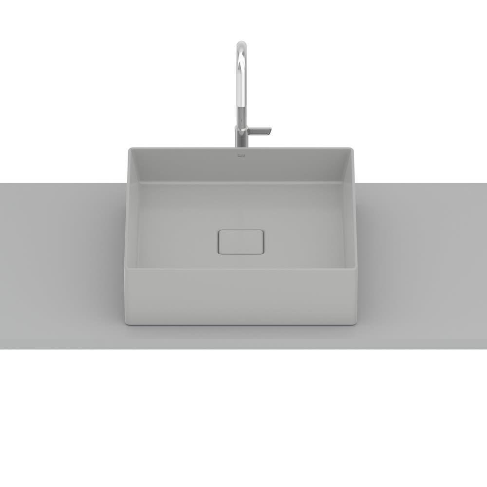 Cuba De Apoio 40cm Quadrada Roca T5 Terra Stone A32787y070 - 5