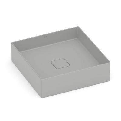 Cuba De Apoio 40cm Quadrada Roca T5 Terra Stone A32787y070