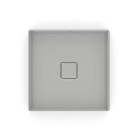 Cuba De Apoio 40cm Quadrada Roca T5 Terra Stone A32787y070 - 3