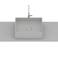 Cuba De Apoio 40cm Quadrada Roca T5 Terra Stone A32787y070 - 5