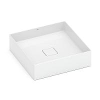 Cuba De Apoio 40cm Quadrada Roca T5 Terra Branco A32787y000 - 1