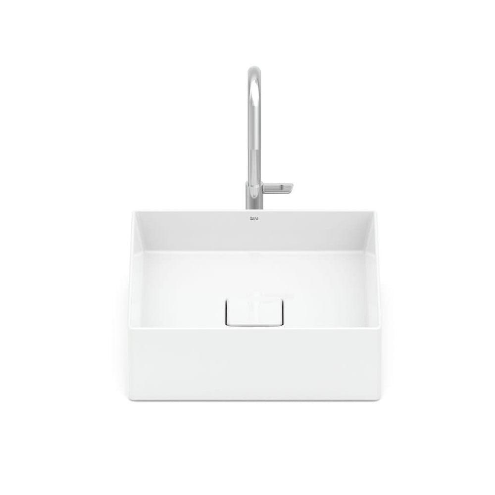 Cuba De Apoio 35cm Quadrada Roca T4 Terra Branco A32787v000 - 4