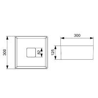 Cuba De Apoio 30x30cm S Mesa Roca T3 Terra Stone A32722n070 - 5