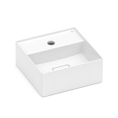 Cuba De Apoio 30x30cm C Mesa Roca T7 Terra Branco A32787x000