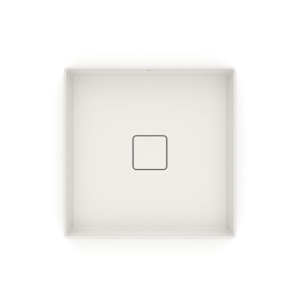 Cuba De Apoio 40cm Quadrada Roca T5 Terra Bege A32787y650 - 3