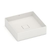 Cuba De Apoio 40cm Quadrada Roca T5 Terra Bege A32787y650 - 1