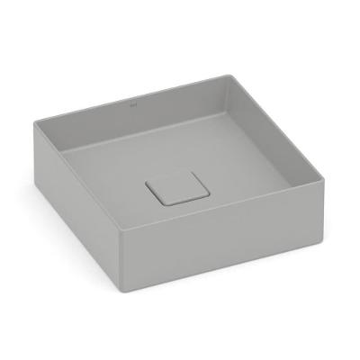 Cuba De Apoio 35x35cm Roca T4 Terra Stone A32787v070