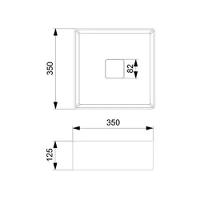Cuba De Apoio 35x35cm Roca T4 Terra Cafe A32787v660 - 5