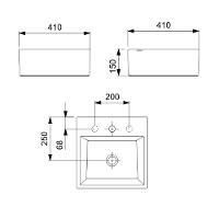 Cuba Celite De Apoio Basic Q1 Branco 1730670013300 - 2