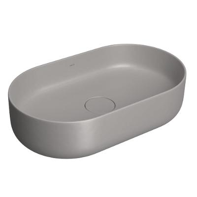 Cuba De Apoio Deca Oblonga 50cm Cinza Antracite L.14050.85