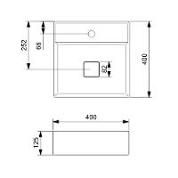 Cuba De Apoio 40x40cm Roca T9 Terra Stone A32787t070 - 6