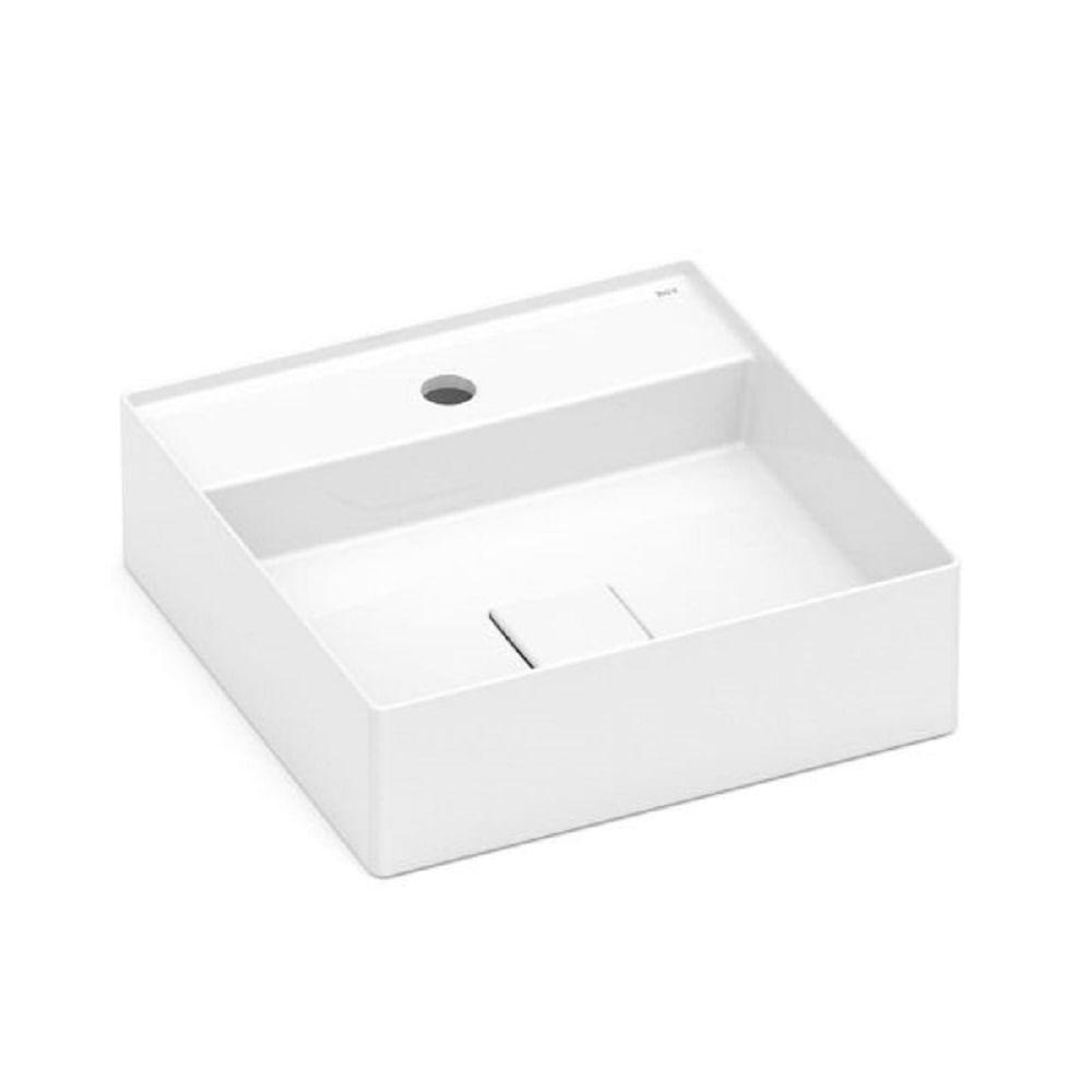 Cuba De Apoio 40x40cm Roca T9 Terra Branco A32787t000 - 1