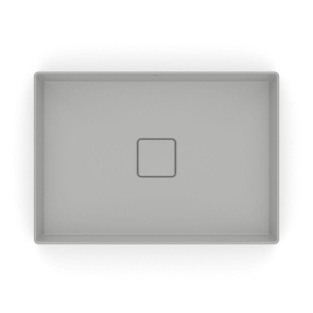 Cuba De Apoio 51x36cm S Mesa Roca T6 Terra Stone A32787z070 - 2