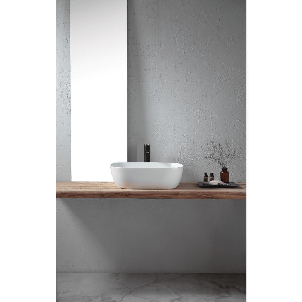 Cuba De Apoio 49x40cm Dax Pontal Branca Brilhante Dax-0020-pn-wh - 4