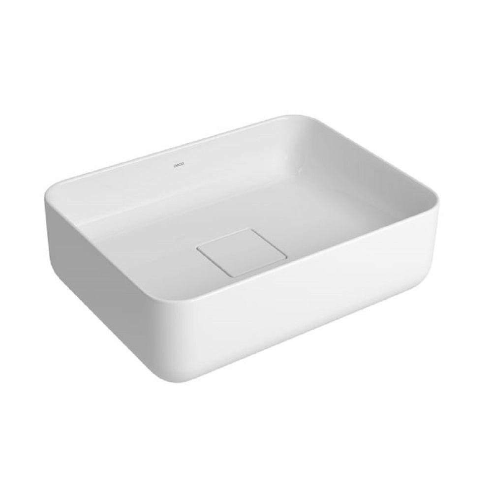 Cuba De Apoio Retangular 40cm Deca Slim Branca L.13040.17 - 1