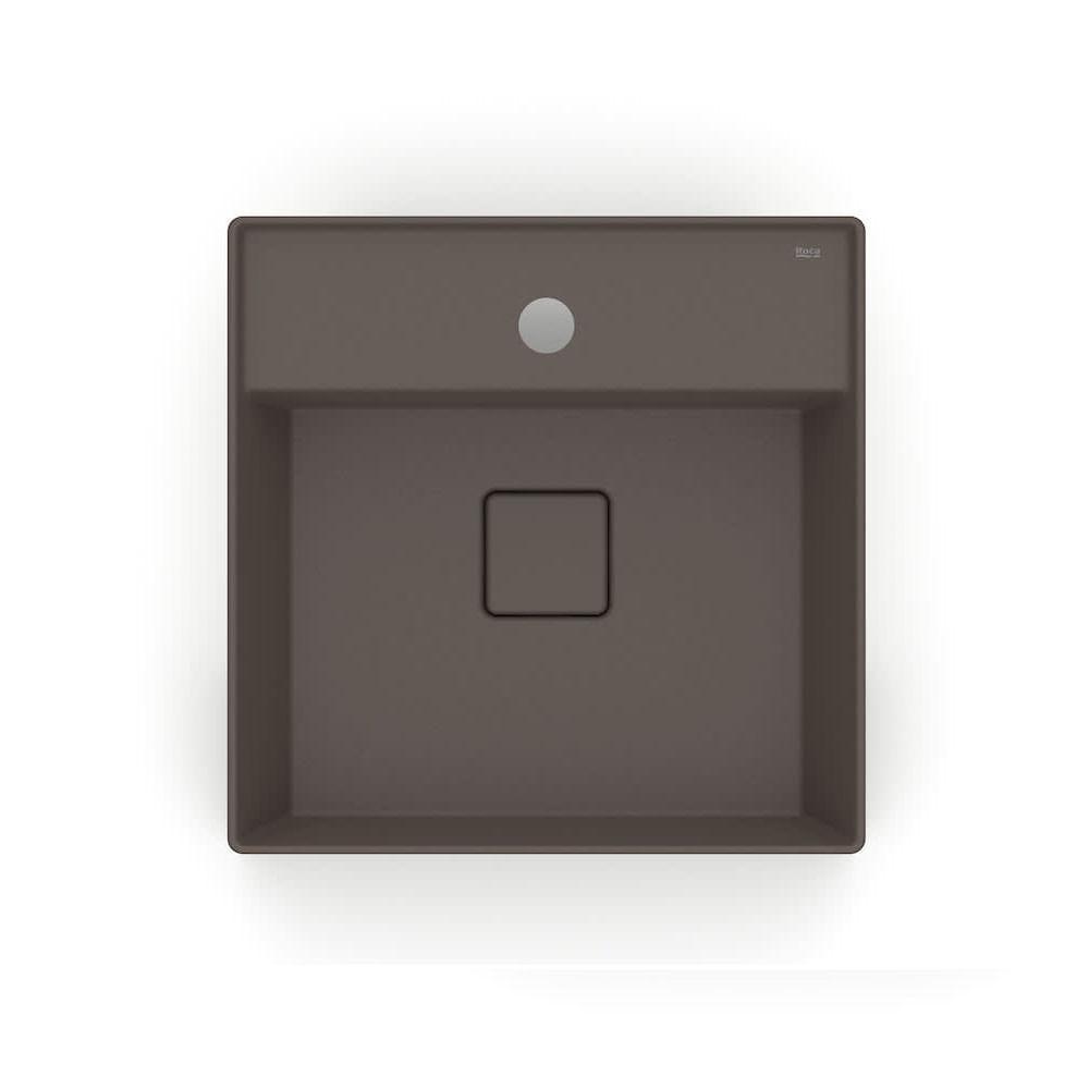 Cuba De Semi Encaixe 40x40cm Roca T11 Terra Cafe A32722p660 - 3