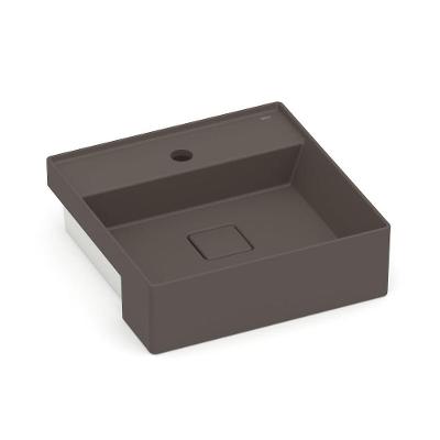 Cuba De Semi Encaixe 40x40cm Roca T11 Terra Cafe A32722p660