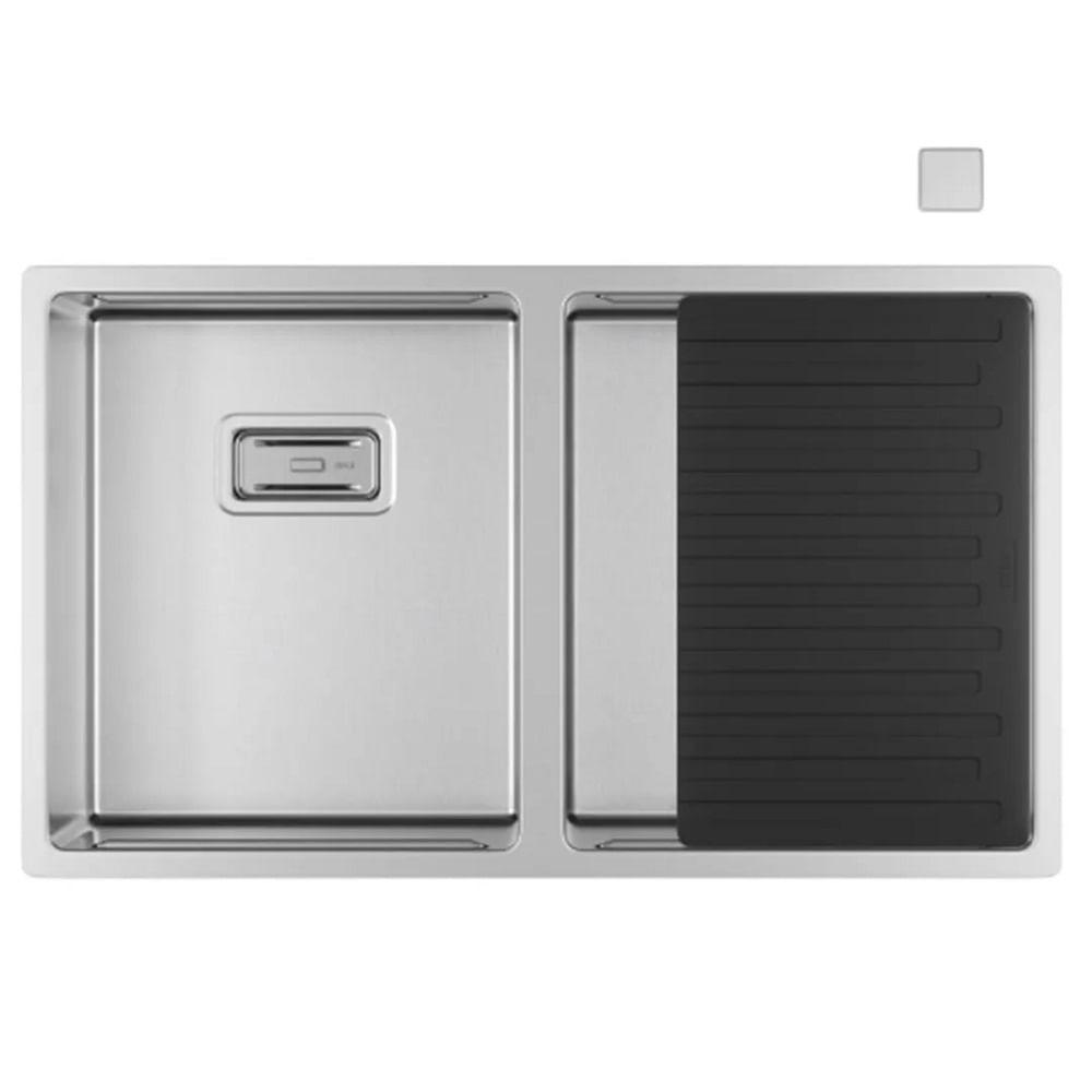 Cuba Dupla Para Cozinha Em Inox 745x440x201mm Deca Wish Cc.620.75.duo.inx - 2