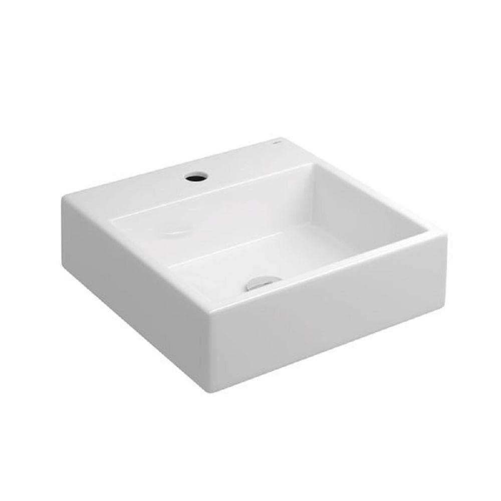 Cuba Deca De Apoio Quadrada Com Mesa 41x41 Branca L.73.17 - 1