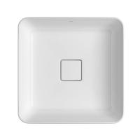 Cuba De Sobrepor Quadrada Deca Slim 40cm Branco L.21040.17 - 2