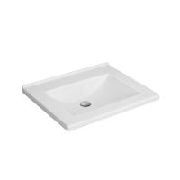 Cuba De Sobrepor Com Mesa Deca Branca 57x46cm L.940.17 - 1