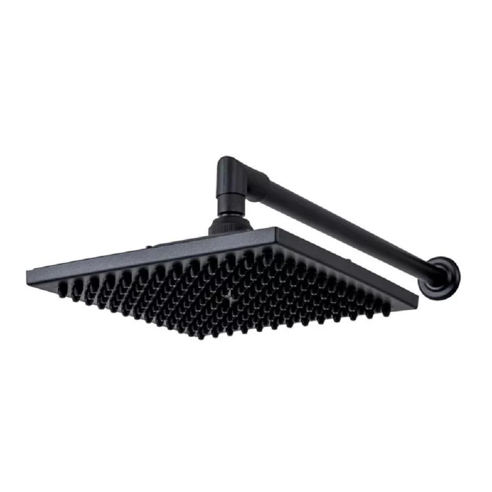 Ducha Acquaplas Master Quadrada 22x22 Black Matte 017.010308 - 1