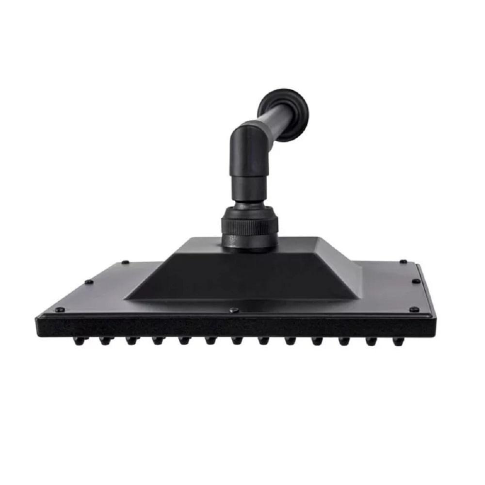 Ducha Acquaplas Master Quadrada 22x22 Black Matte 017.010308 - 2