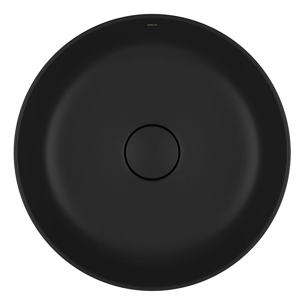 Cuba Sobrepor Redonda Deca Slim 40cm Ebano Fosco L.22040.94 - 2