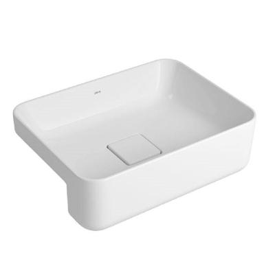 Cuba Semiencaixe Retangular 40cm Deca Branco L.63040.17