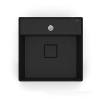 Cuba Semi Enc 40x40cm Roca T10 Terra Matte Black A32722p080 - 2