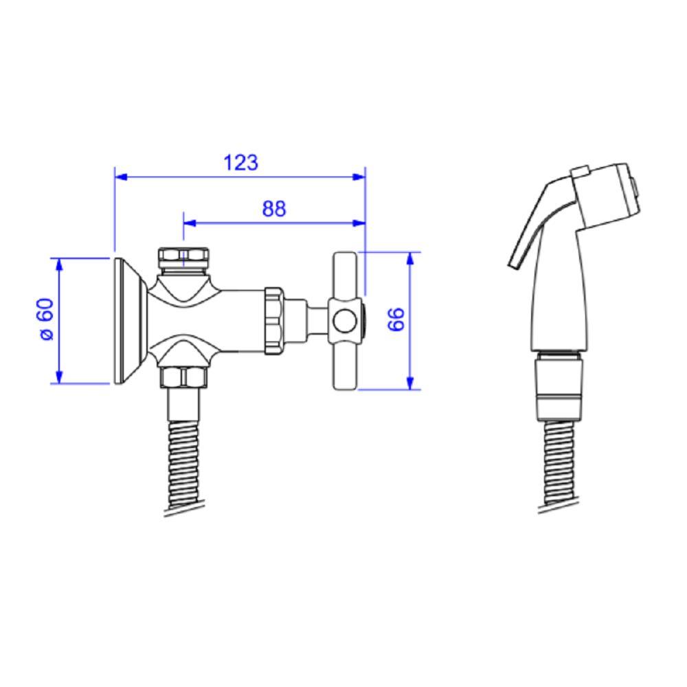 Ducha Higienica Deca Izy C/reg E Der Gat Br 1984.c37.act.br - 2