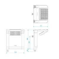 Ducha Lorenzetti Acqua Star Ultra 220v 7800w Preta 7540560 - 2