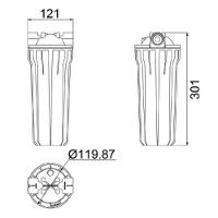 Filtro Lorenzetti Ponto De Uso Loren Acqua 9 3/4 Br M01006 - 2