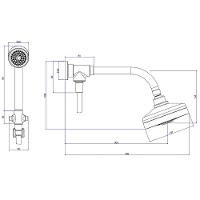 Kit Chuveiro Com Ducha Deca Acqua Plus Cr 1990.c.std.kit.n - 3